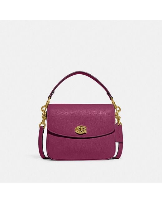 COACH Purple Cassie Crossbody 19