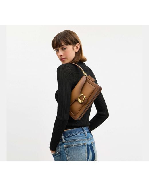 COACH Black Tabby Shoulder Bag 26