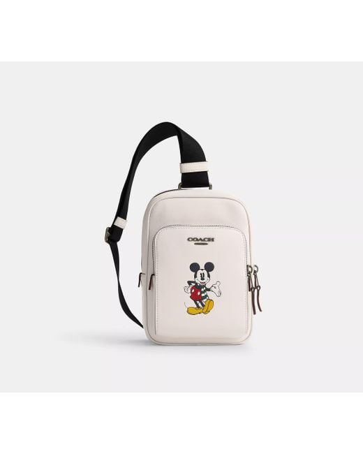 Mochila Track 14 Disney X Coach Con Mickey Mouse COACH de hombre de color White