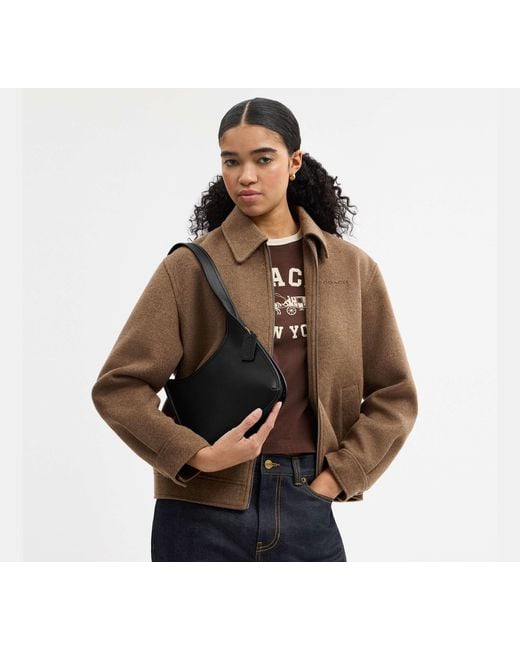 COACH Black Curve Zip Bag