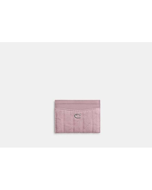 COACH Black Essential Kartenetui Mit Steppung