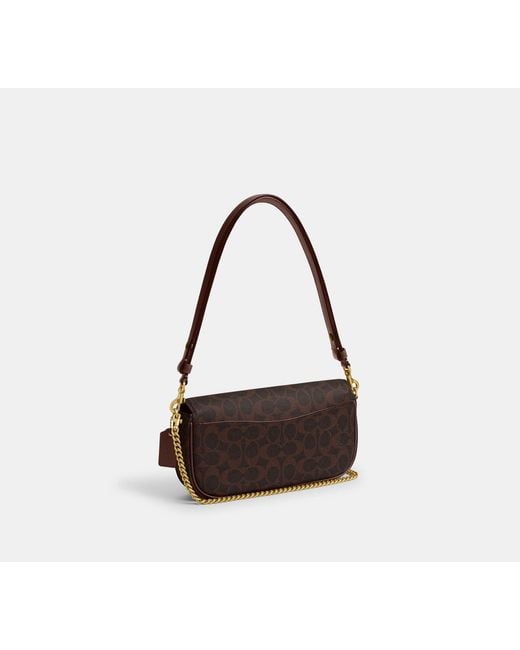 COACH Black Brook Flap Chain Bag