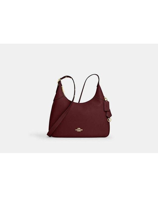 COACH Red Ella Shoulder Bag