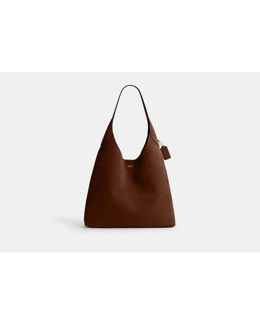 COACH Brown Brooklyn Shoulder Bag