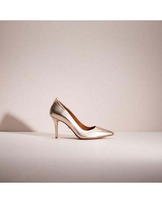 COACH Restored Waverly Pump in Pink Lyst