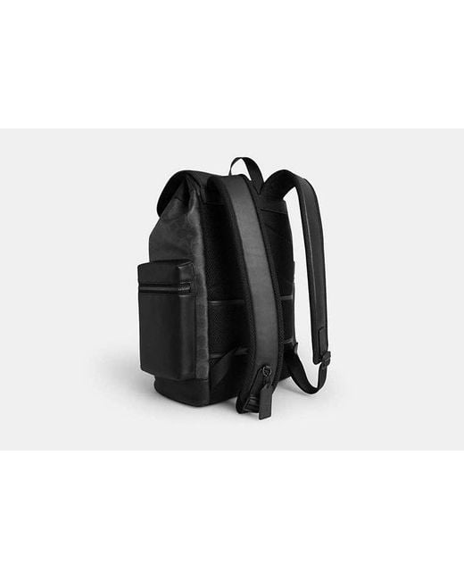 COACH Black Sprint Backpack for men