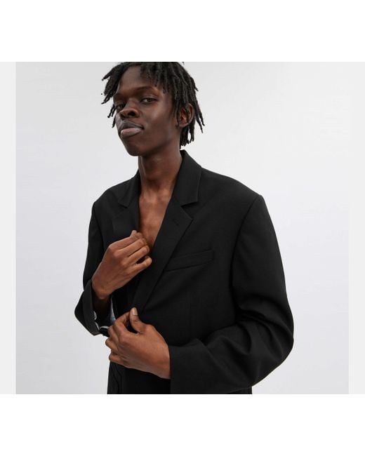 COACH Black Tailoring Blazer for men
