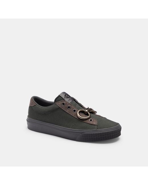 COACH Black Skate Sneaker With Hardware