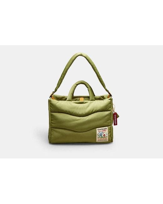 COACH Green Coachtopia Loop Tote Bag