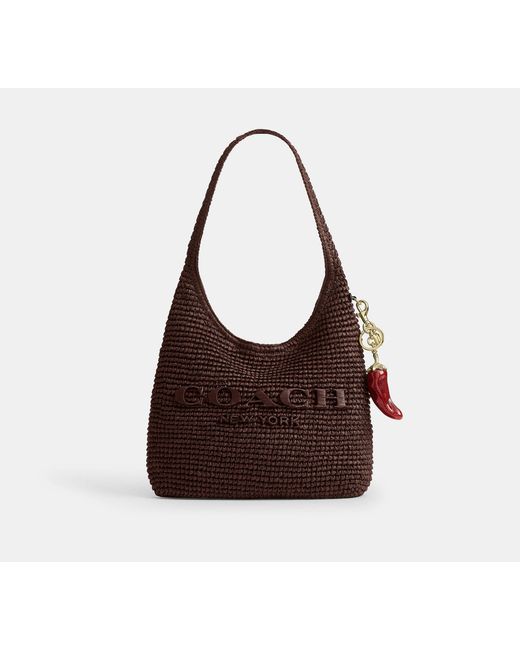 COACH Black Chili Pepper Bag Charm
