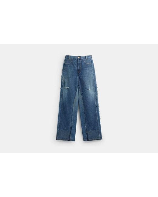 COACH Blue Repurposed Jeans