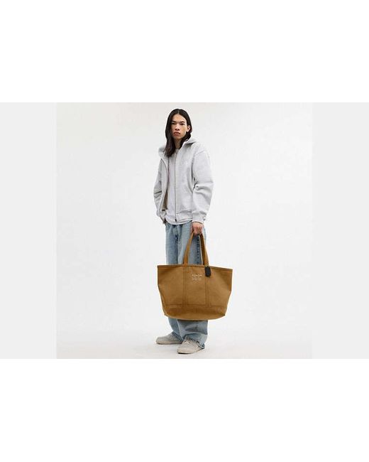 Utility Tote COACH de hombre de color Black