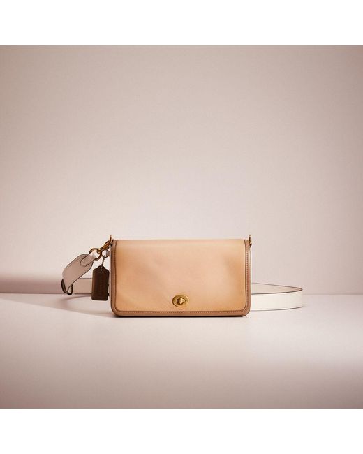 COACH Pink Restored Dinky In Colorblock