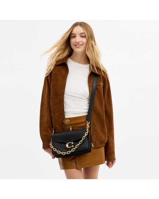 COACH Black Tabby Chain Bag