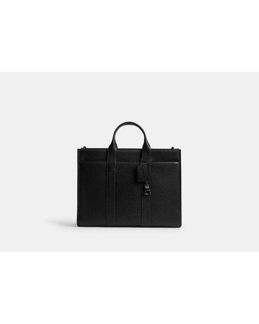 COACH Black Wesley Tote for men