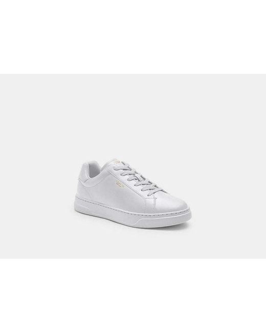 COACH White High Line Sneakers Shoes 9 D for men