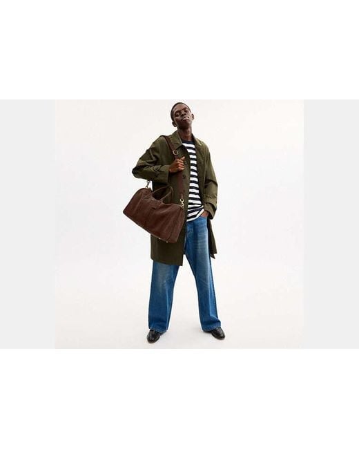 COACH Brown Compass Bag 45 for men