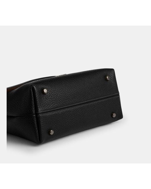 COACH Black Emory Top Handle Bag