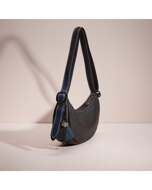 COACH Black Upcrafted Luna Shoulder Bag