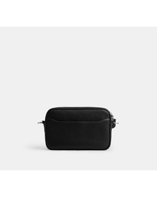 COACH Black Radio Camera Bag for men