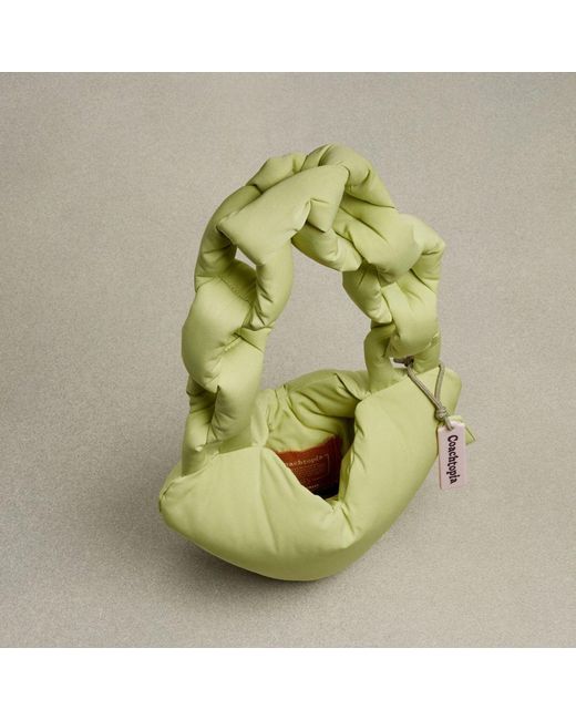 COACH Green Topia Loop Puffy Heart Bag