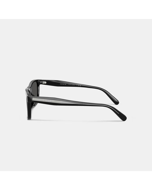 COACH Black Square Sunglasses for men