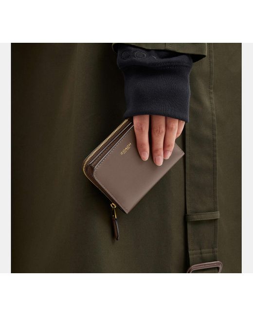 COACH Brown New York Billfold Wallet