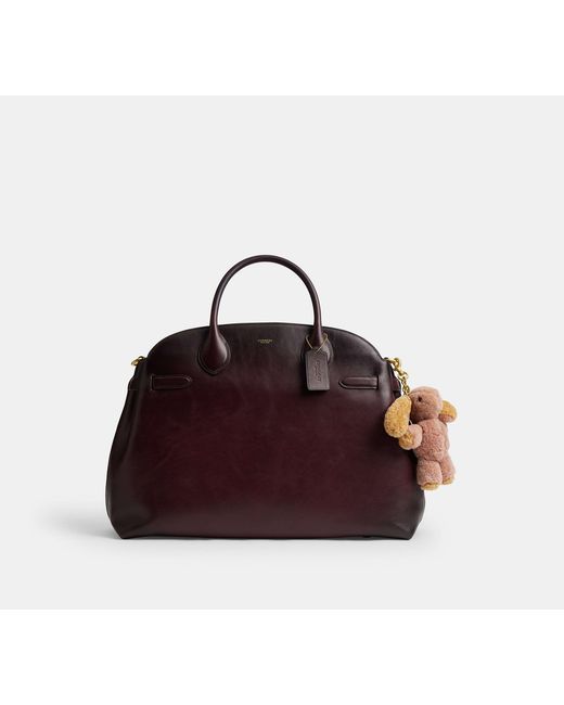 Ciondolo Da Borsa Con Coniglietto Peluche Floppy di COACH in Black