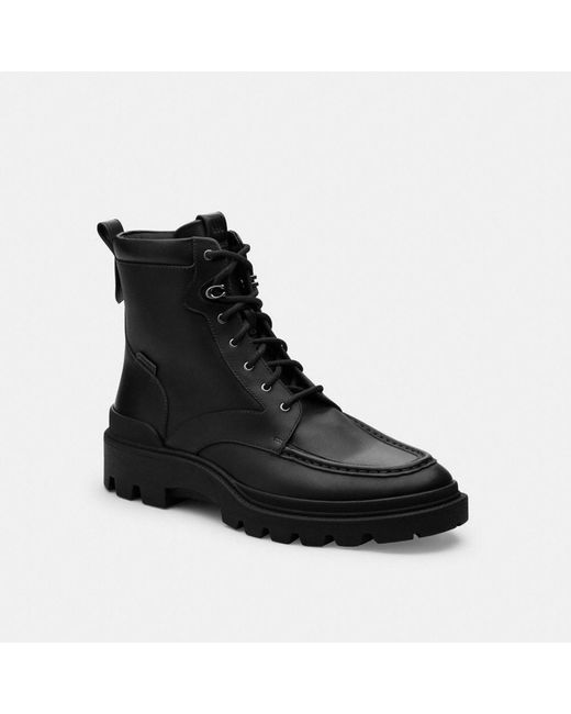 COACH Black Connor Boot for men