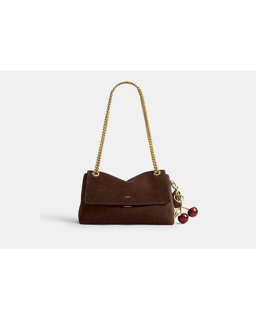 COACH Black Chelsea Shoulder Bag 30 With Chain