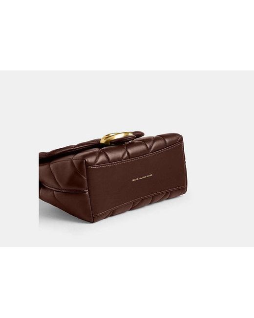 COACH Black Tabby Top Handle Bag With Quilting