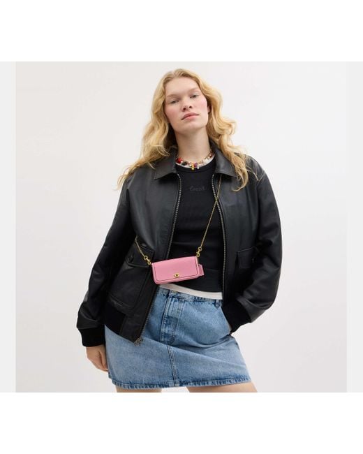 COACH Pink Dinky Bag 14