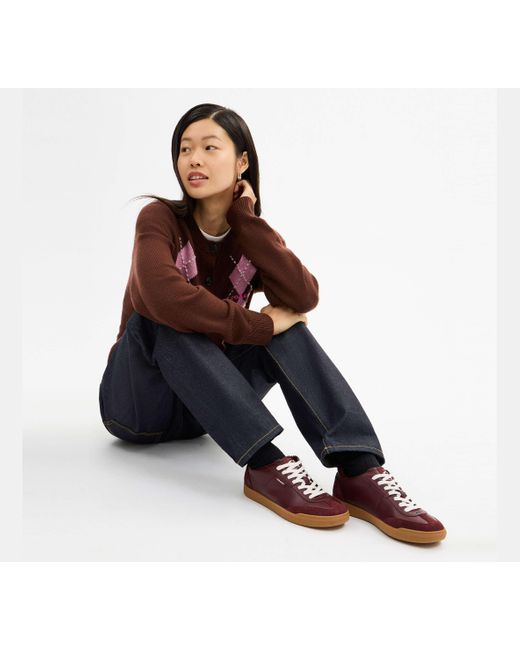 COACH Red Brady Sneaker