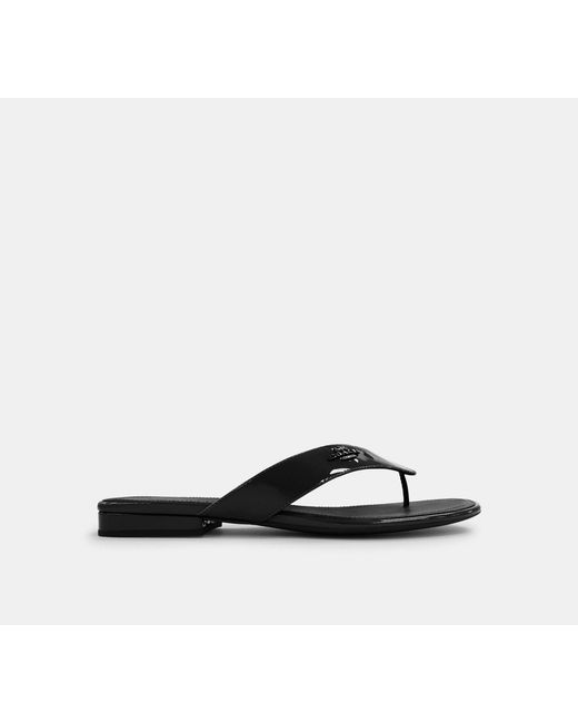 COACH Black Bridgette Sandal