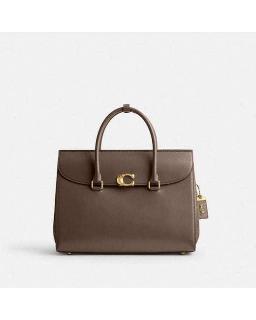COACH Brown Broome Carryall Bag 36