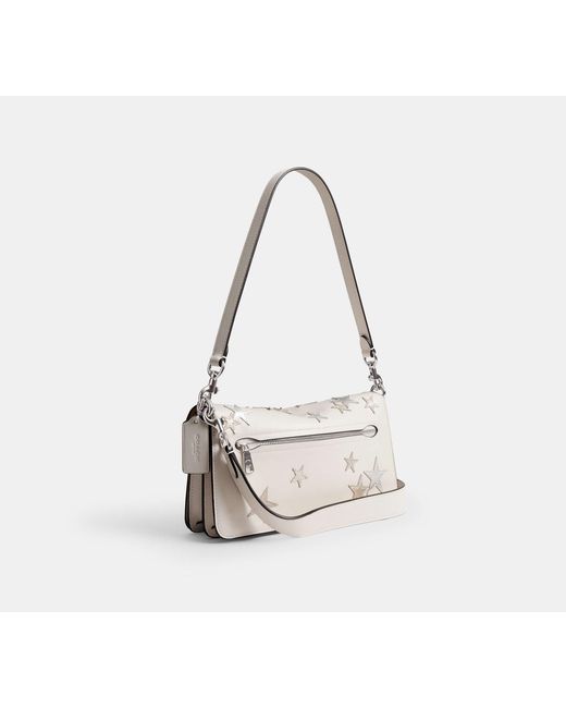 COACH Black Tabby Shoulder Bag 26 With Star Applique