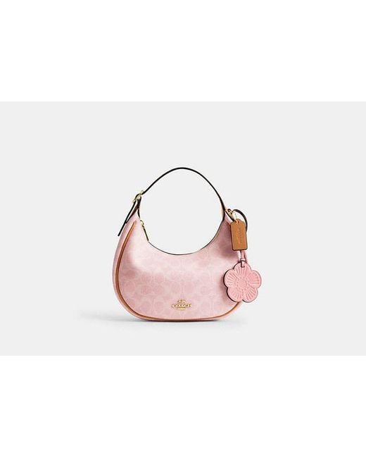 COACH Black Emily Shoulder Bag With Charms