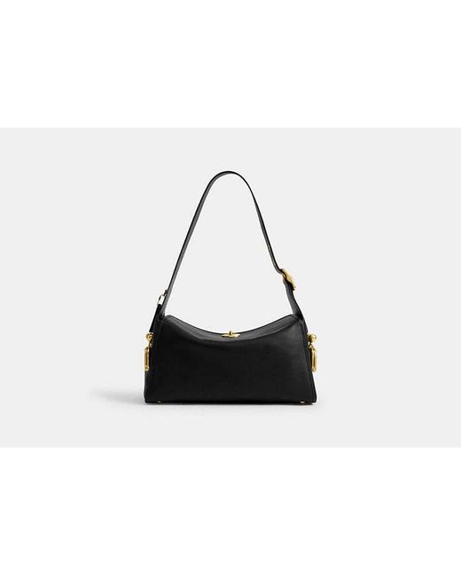 Sac Haversack À Fermeture Turnlock COACH en coloris Black