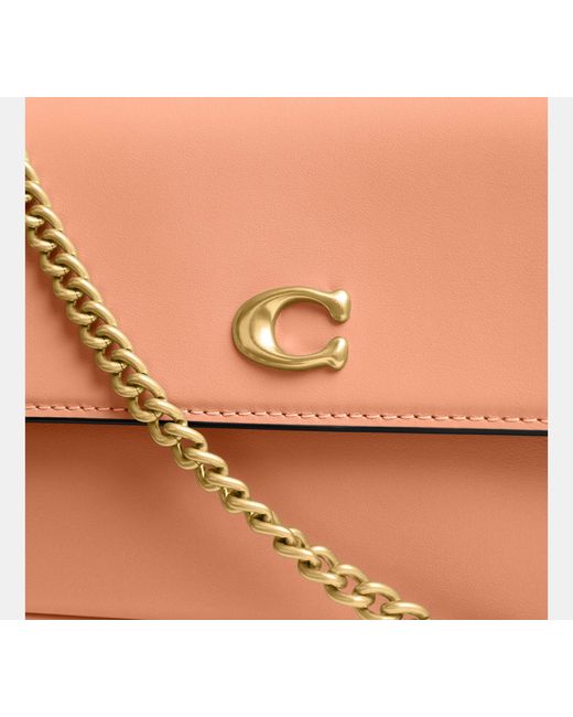 COACH Black Brook Flap Chain Bag