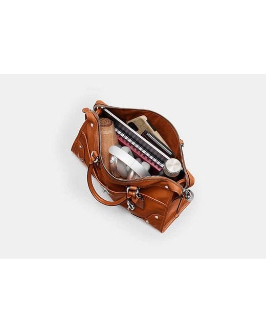 COACH Brown Rhyder Satchel Bag 38