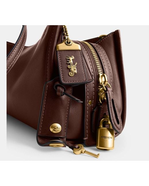 Borsa Rogue 34 di COACH in Black