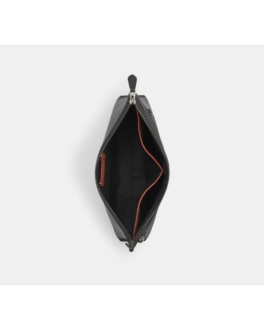 COACH Black Carry All Pouch for men