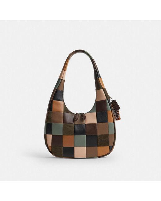 COACH Black Alter/ego Crescent Shoulder Bag