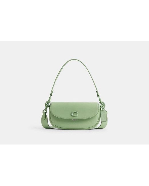 COACH Green Emmy Saddle Bag 23