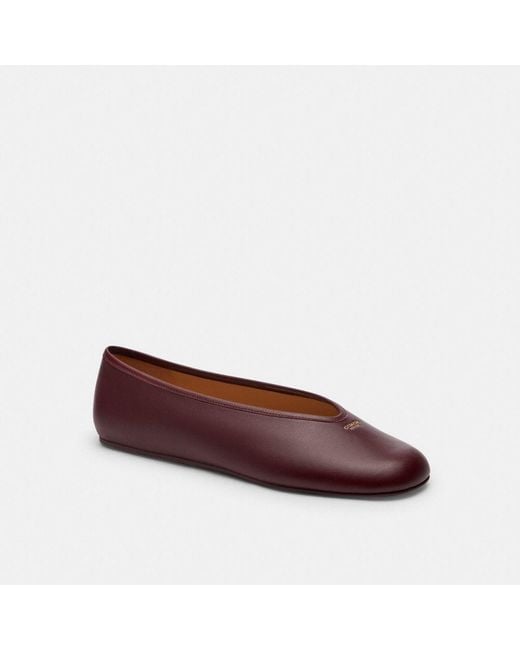 COACH Multicolor Houston Ballet Flat