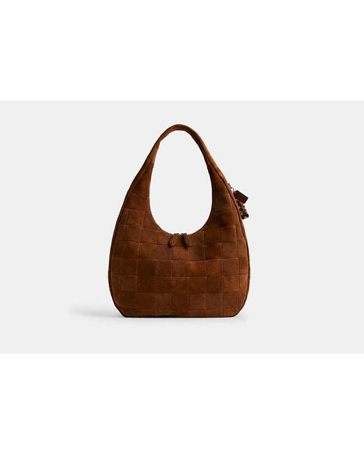COACH Black Alter/Ego Large Crescent Shoulder Bag