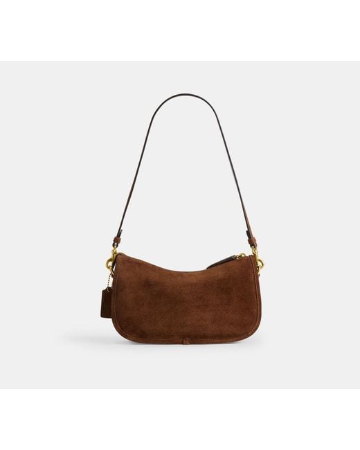 COACH Black Twin Turnlock Waverly Bag