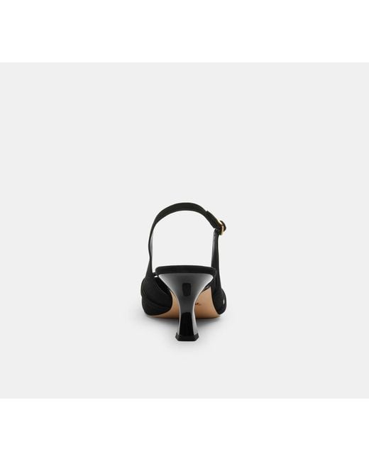 COACH Black Rowyn Slingback