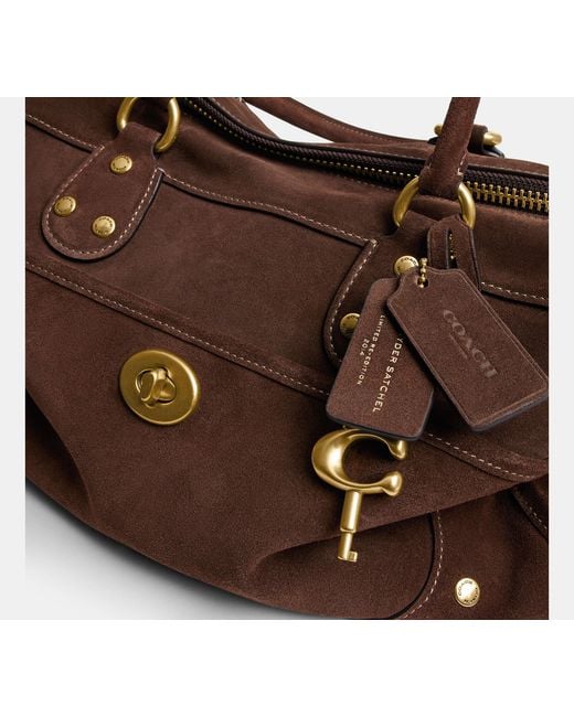 COACH Black Rhyder Satchel Bag 38