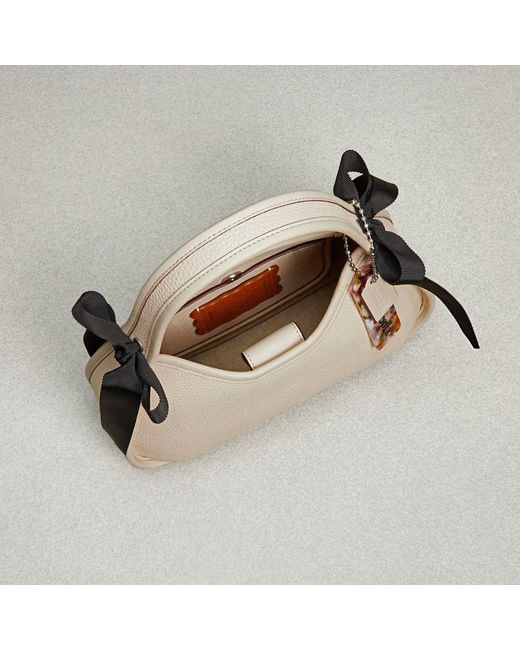COACH Natural Ergo Bag In Topia Leather: Bows